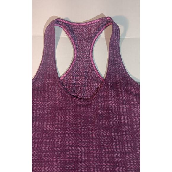 Lululemon Racerback Tank Top Purple Space Dye Sz 6 Yoga Gym Activewear - Picture 2 of 5